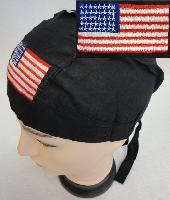 Embroidered Skull Cap [Flag]
